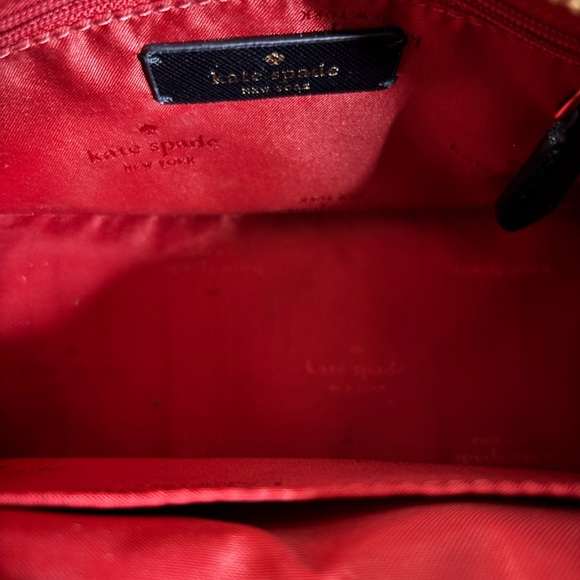 Kate Spade New York Madison Lip Toss small satchel in black saffiano leather - Picture 12 of 15